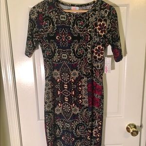 NWT LulaRoe Julia Dress Small (4-6)